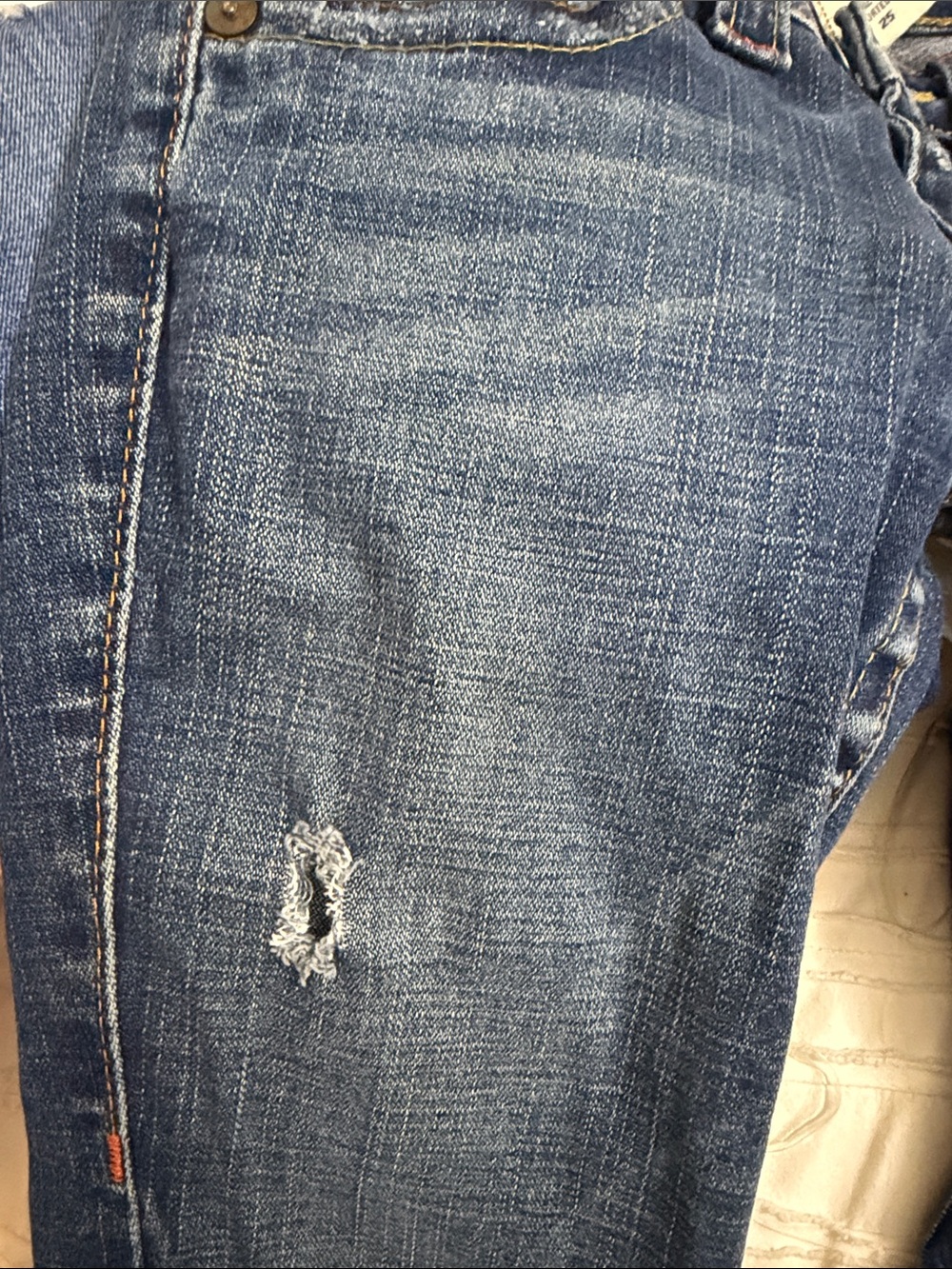 True Religion Y2K very low rise jeans size 25 - Picture 8 of 9